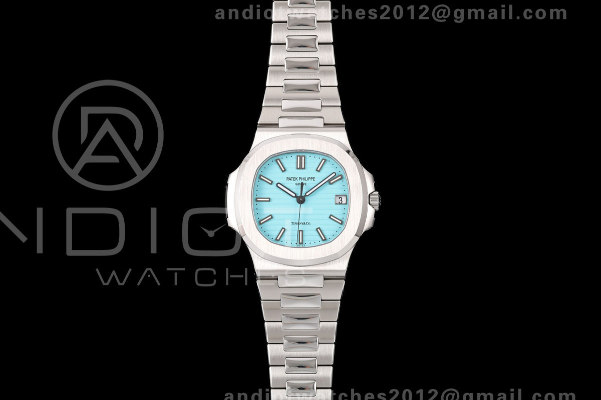 Nautilus 5711 SS AGF 1:1 Best Edition Tiffany Blue Dial on SS Bracelet DPB330 Super Clone